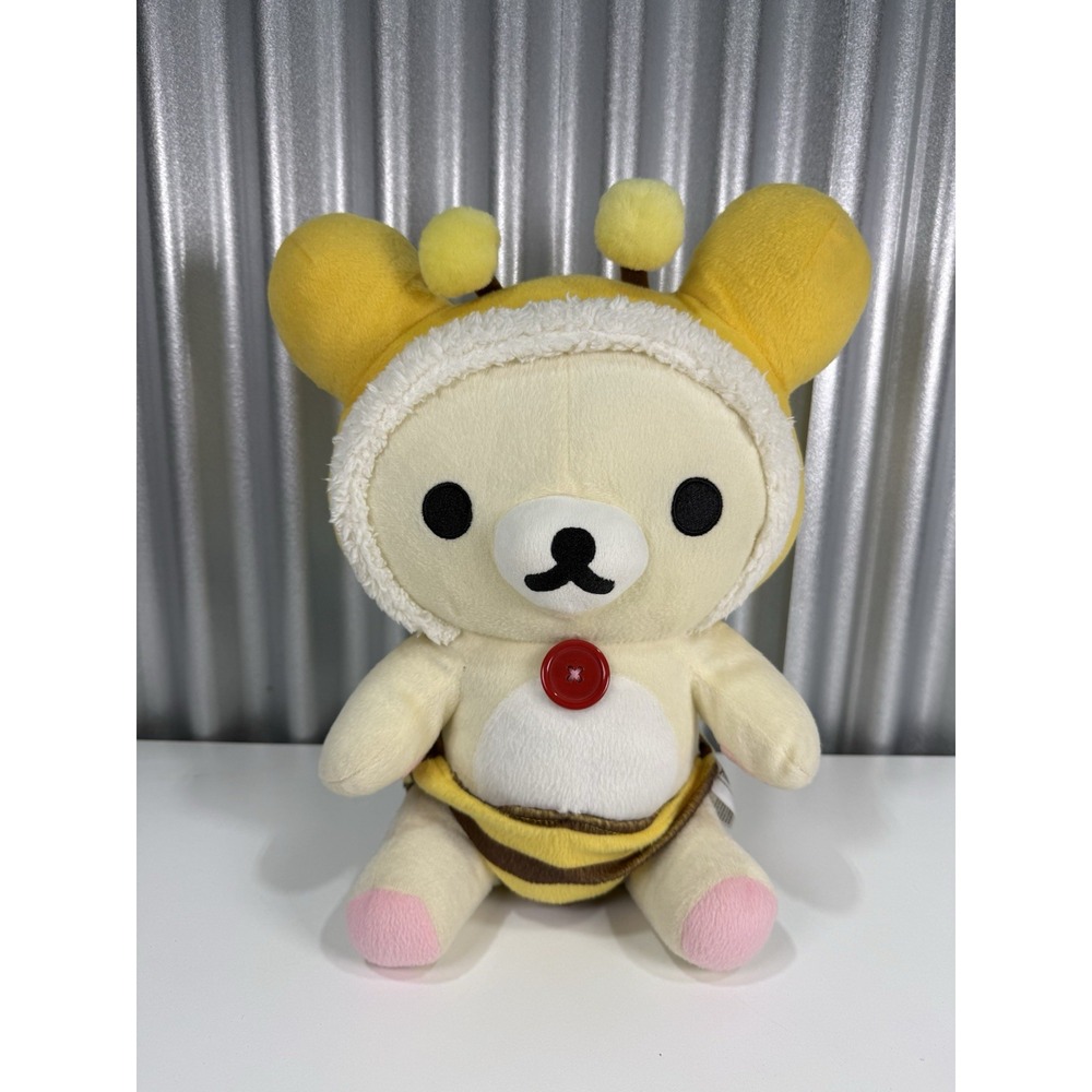 San-X Rilakkuma Korilakkuma Honey Meets Bear Honey Bee Plush 12"